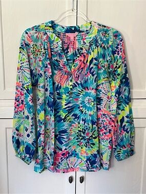 LILLY PULITZER | 20” P to P | SILK | Elsa